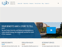 Tablet Screenshot of lhdbenefits.com